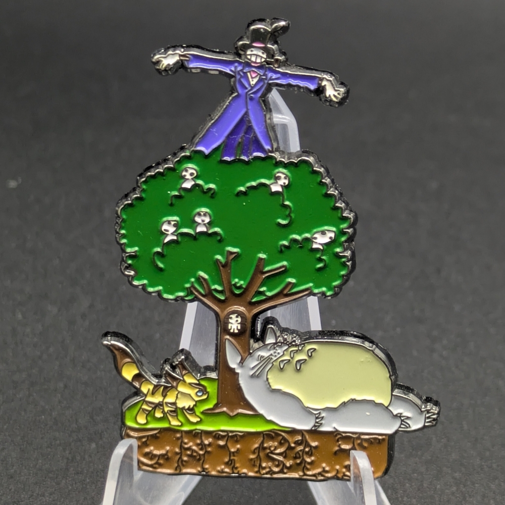 Ghibli Howls Moving Castle Kakashi no Kabu Limited Edition /100 Enamel Pin LE100